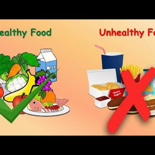 Healthy Food Vs Unhealthy Food for Kids
